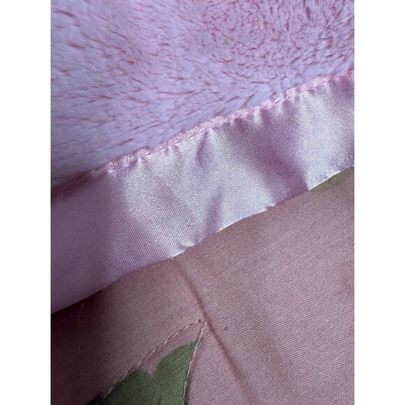 Cloud Island Pink White Polka Dot Bunny Satin Lg  Baby Security Blanket Gift HTF - Picture 11 of 14